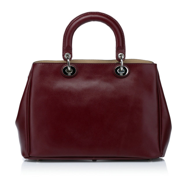 small Christian Dior diorissimo nappa leather bag 0902 winered